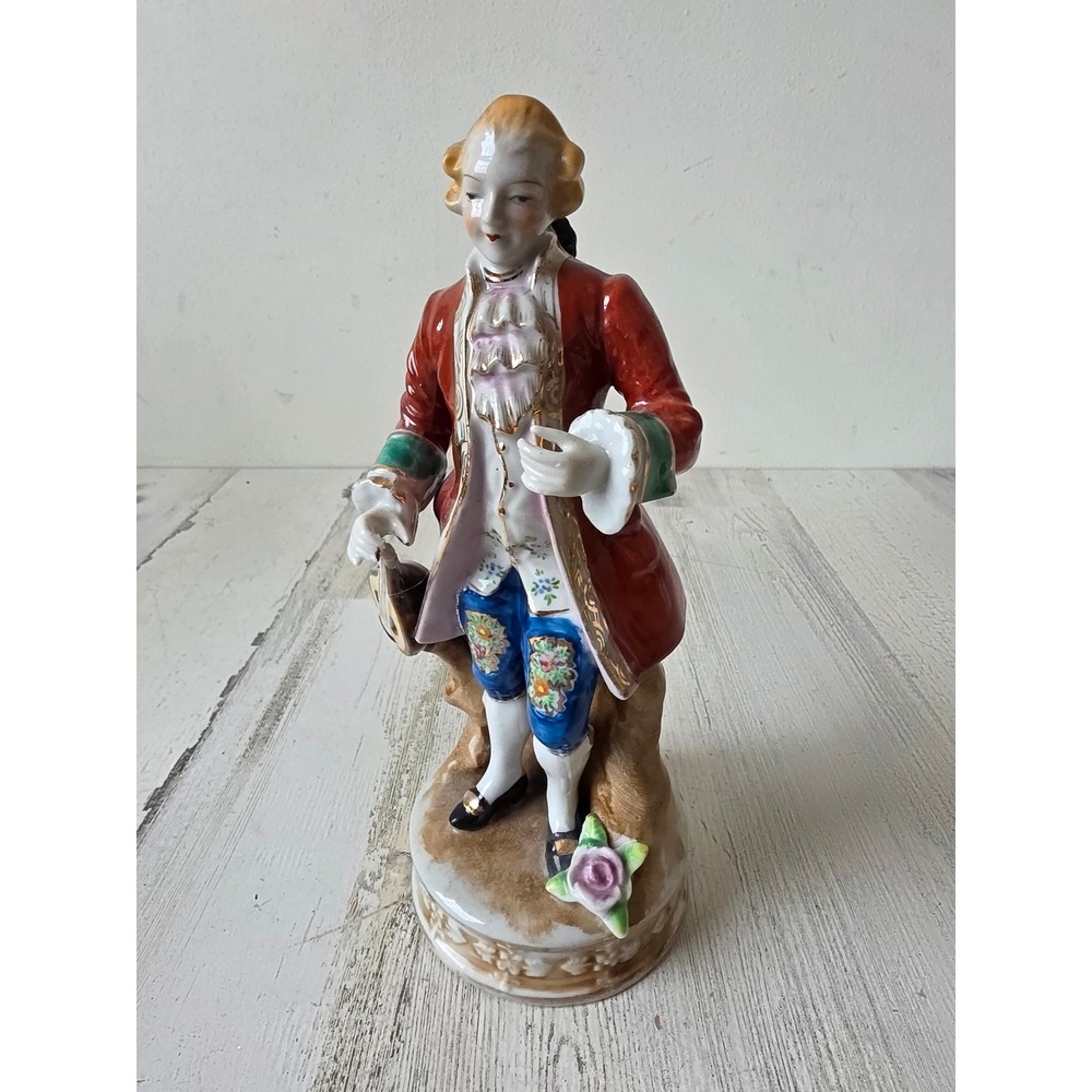 Vintage Victorian statue figurine occupied Japan as is decor